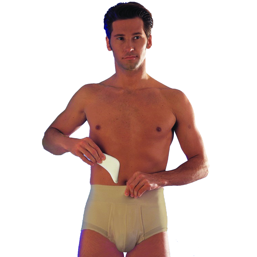Hernia briefs and belts - Scudotex Slip Contenitivo Per Ernia Inguinale Vita Alta Naturale