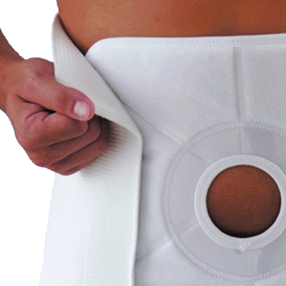 Post-Operative Bands - Scudotex Colostomy Band Brace H 24cm And Hole Panel 7cm