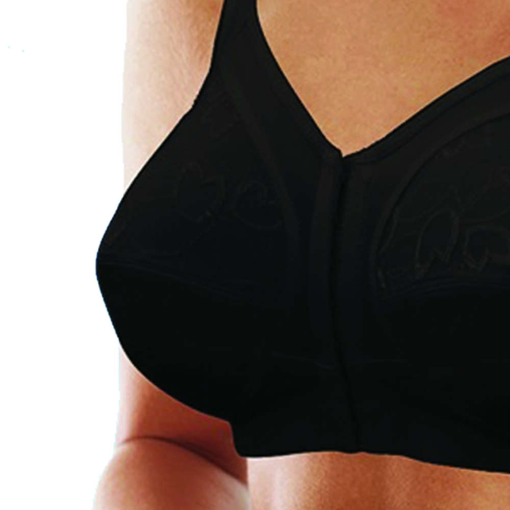 Bras - Scudotex Athena Plus Size Open Bra C Cup Black