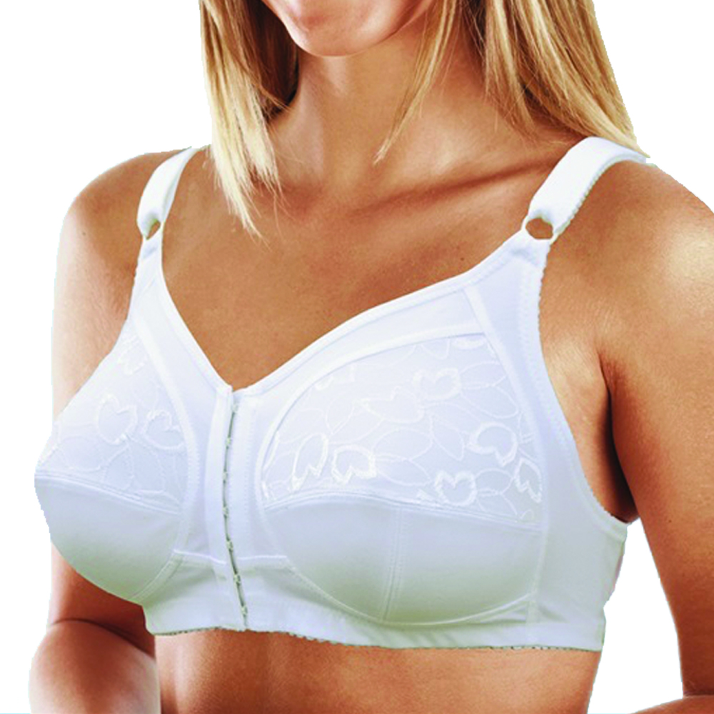 Bras - Scudotex Athena Plus Size Open Bra D Cup White