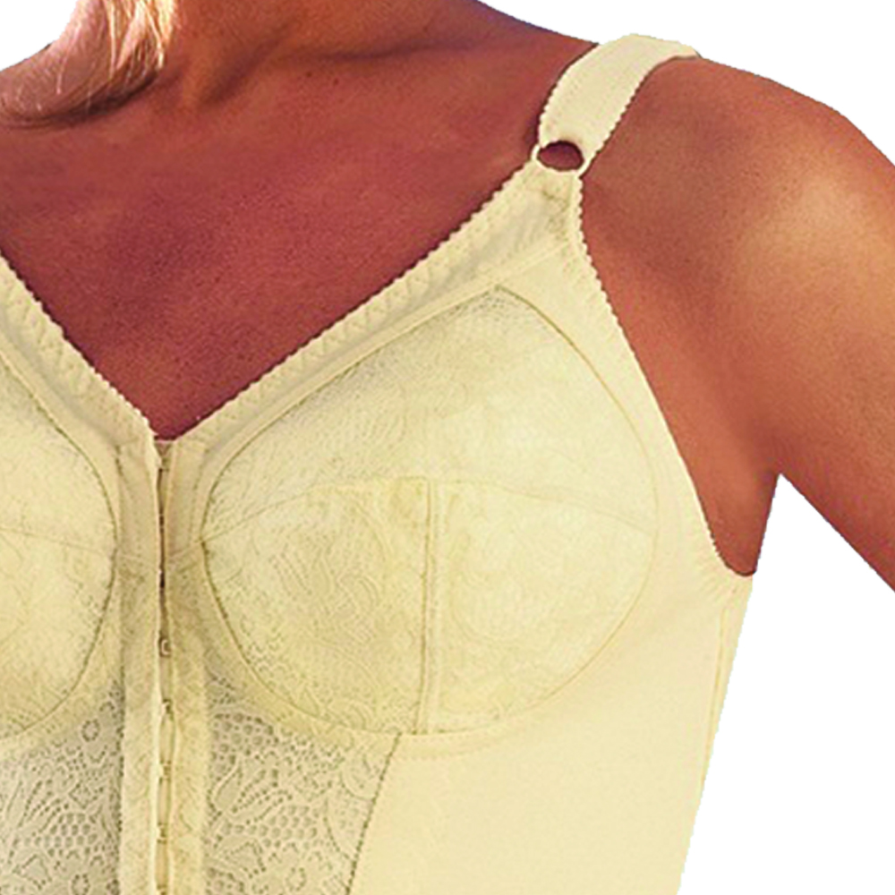 Bras - Scudotex Plus Size Bustier Bra C Cup Champagne