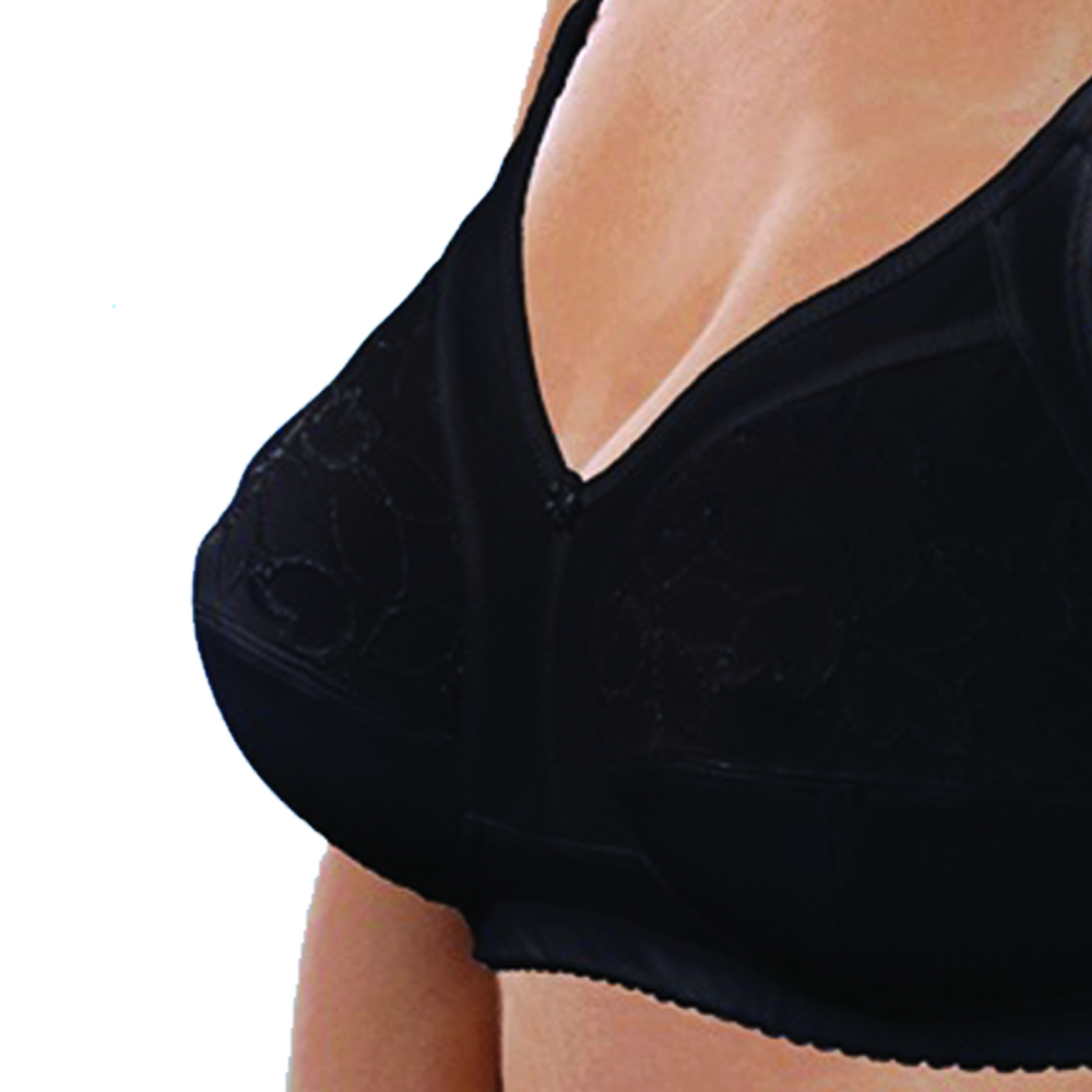 Bras - Scudotex Athena Plus Size Classic Bra C Cup Black