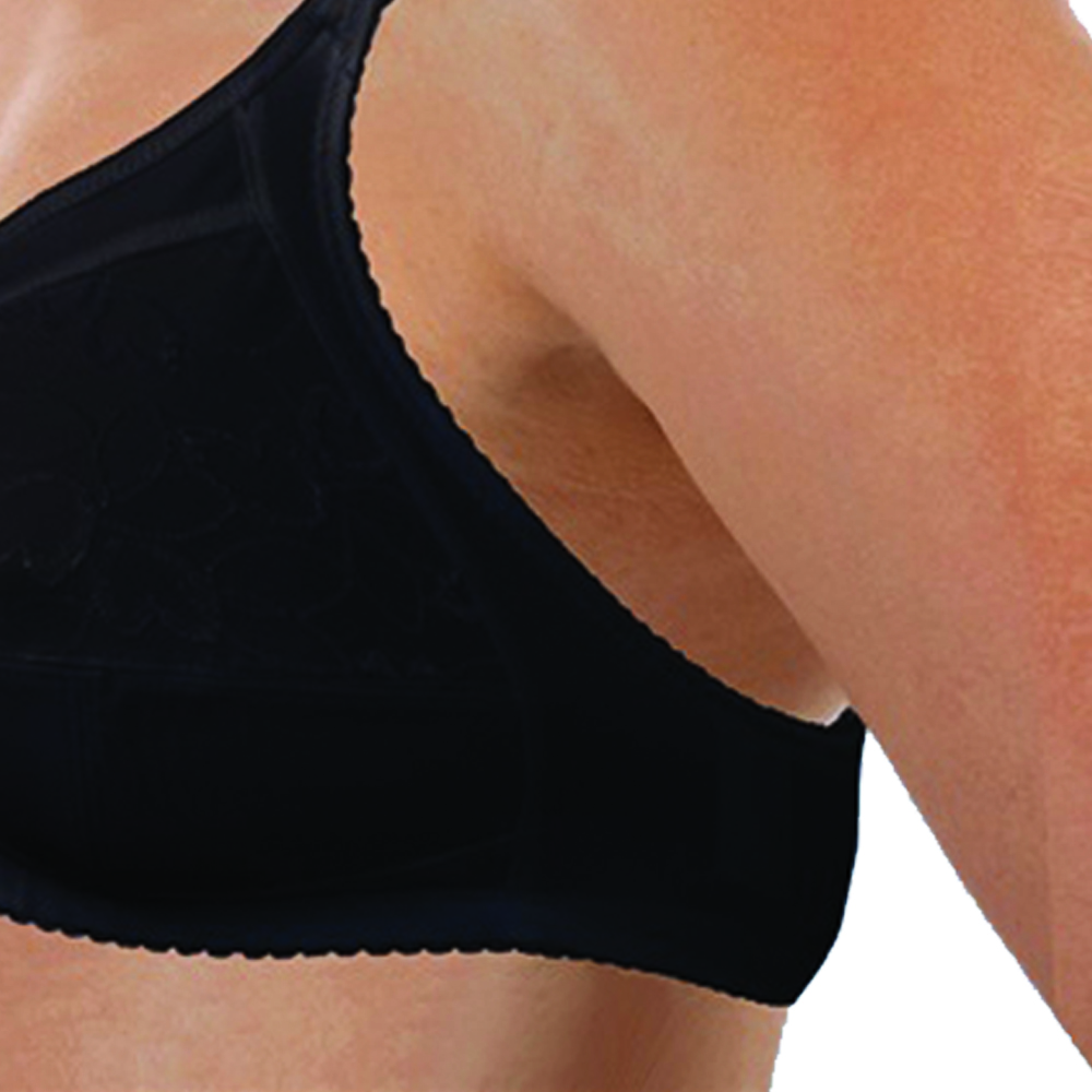 Bras - Scudotex Athena Plus Size Classic Bra C Cup Black