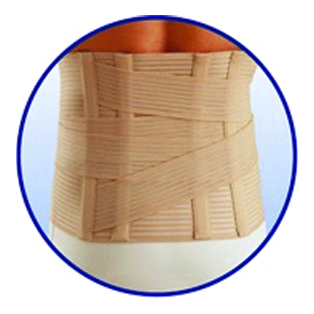 Trunk tutors - Scudotex Lumbar Band Orthopedic Brace Corset Double Cross H 32cm With Splint