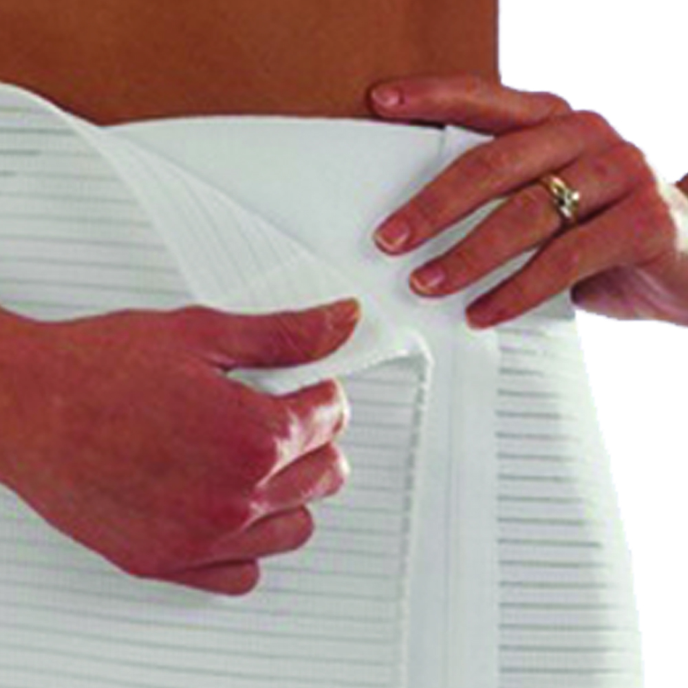 Post-Operative Bands - Scudotex Cotton Lined Lumbar Brace H 20cm Adjustable Cotton Lined