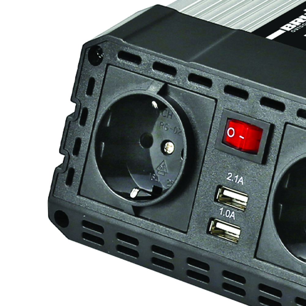 Camping accessories - Brunner Zing 1200w Power Inverter For Rvs Cars Boats