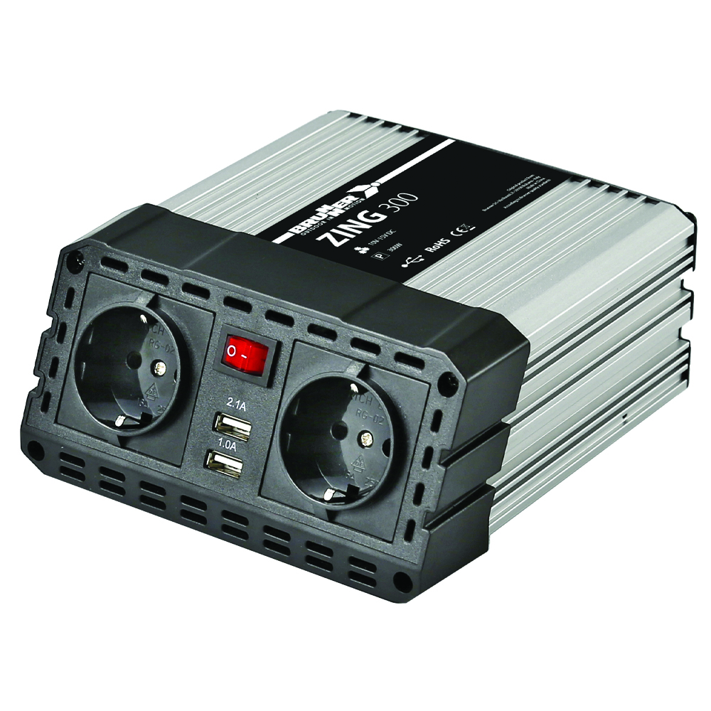 Camping accessories - Brunner Zing 600w Power Inverter For Rvs Cars Boats