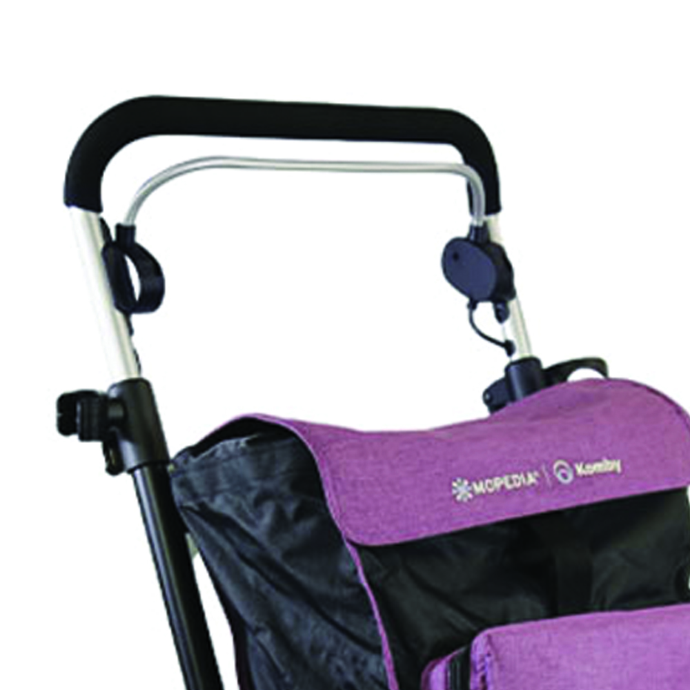 Rollator Walkers - Mopedia Walker Rollator Shopping Folding Elderly Komby + Shopping Basket