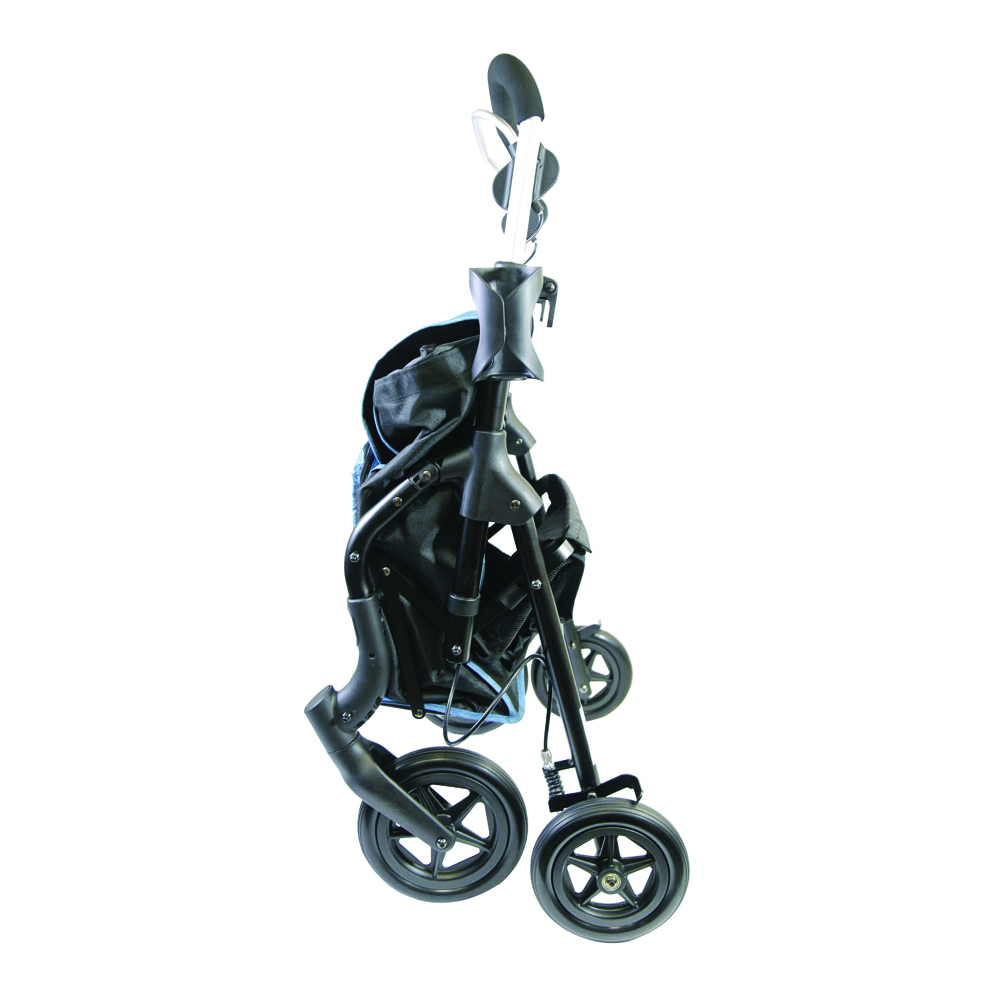 Rollator Walkers - Mopedia Walker Rollator Shopping Folding Elderly Komby + Shopping Basket