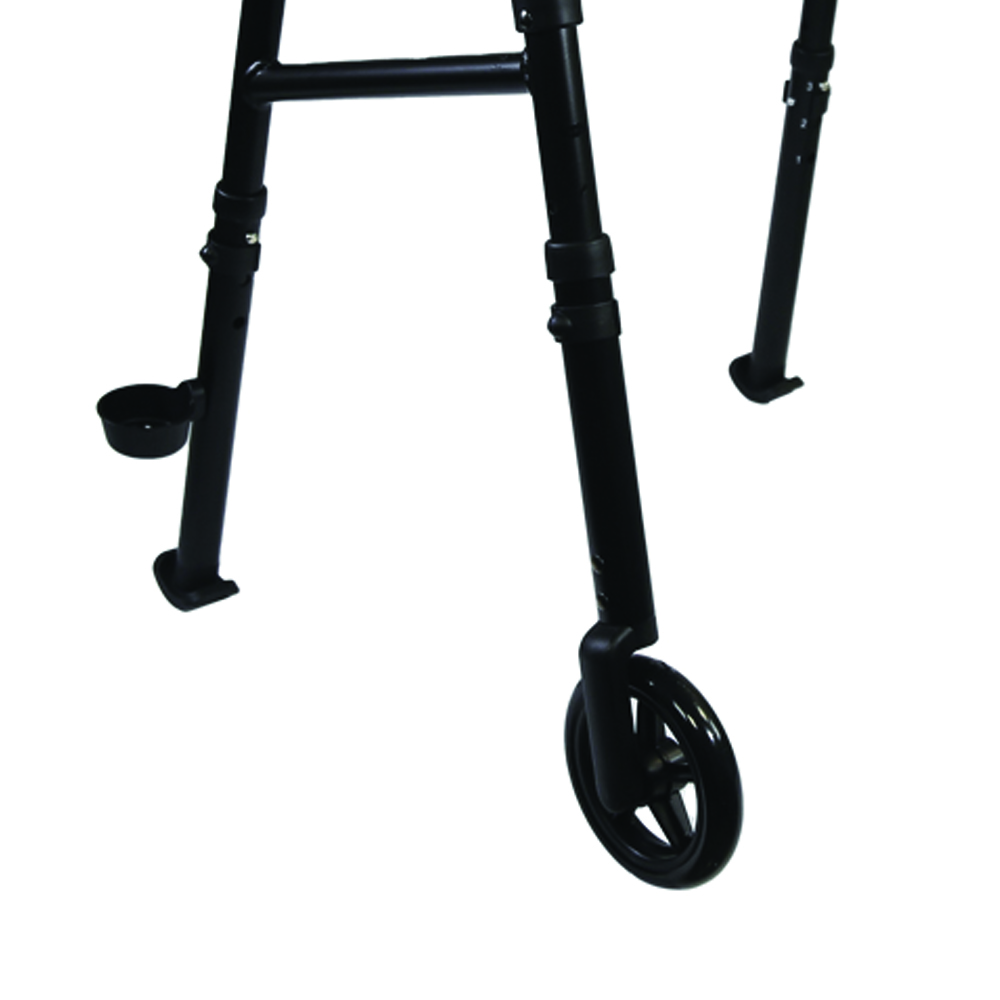 Rollator Walkers - Mopedia Luna Folding Rollator Walker For Elderly With Backrest
