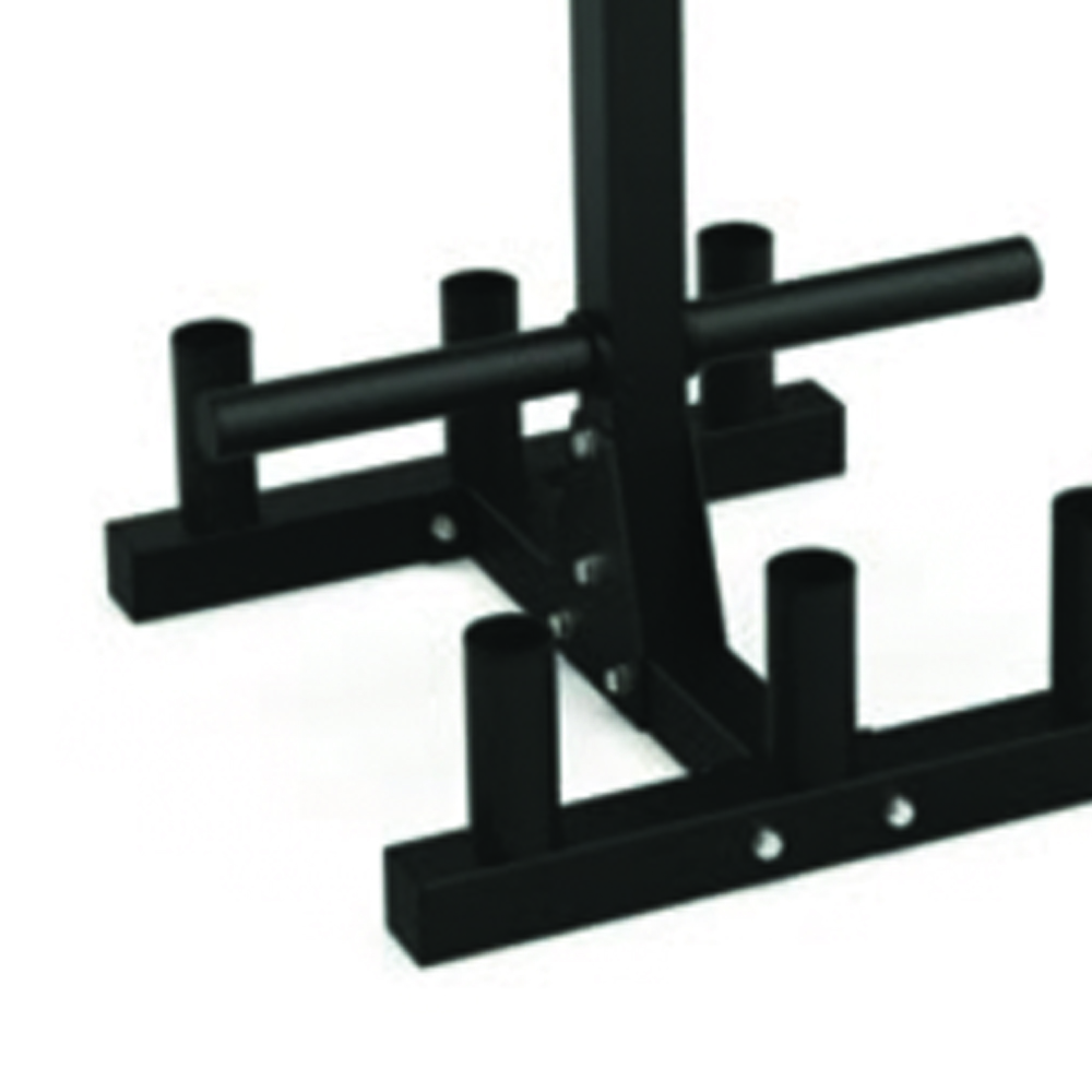 Barbell Rack - Toorx Vertical Rack For Bumper Discs And Barbells Gym