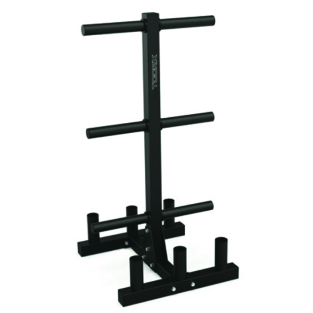 Barbell Rack - Toorx Vertical Rack For Bumper Discs And Barbells Gym