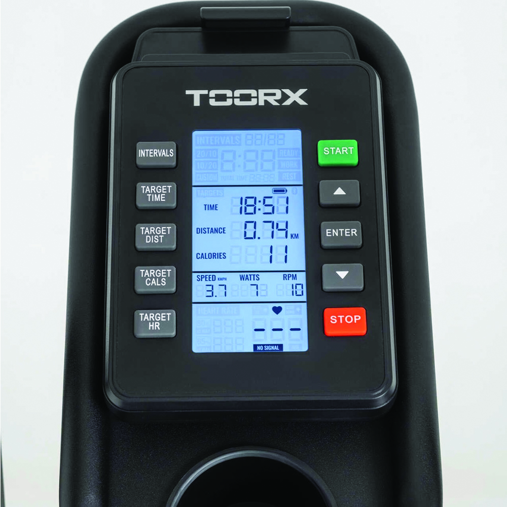 Exercise bikes/pedal trainers - Toorx Cyclette  Bici Da Camera Brx Air Cross Pro Resistenza Aria E Ricevitore