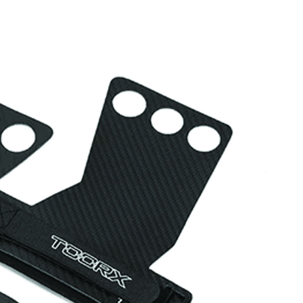 Gym Clothing - Toorx Guanti Di Protezione Del Palmo 3 Fori Sollevamento Pesi