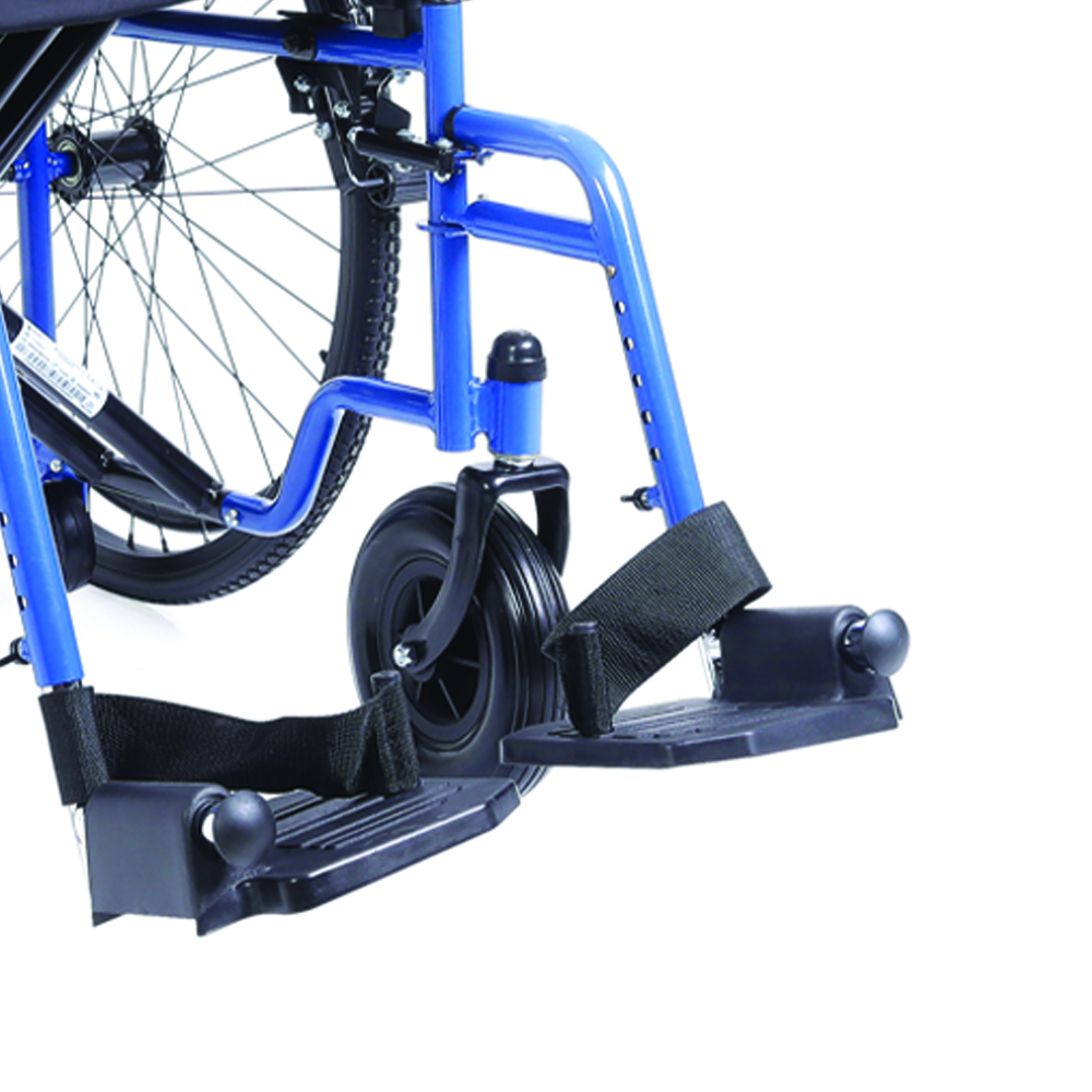 Carrozzine disabili - Ardea One Sedia A Rotelle Per Disabili Start 2 Blu Carrozzina Pieghevole Autospinta