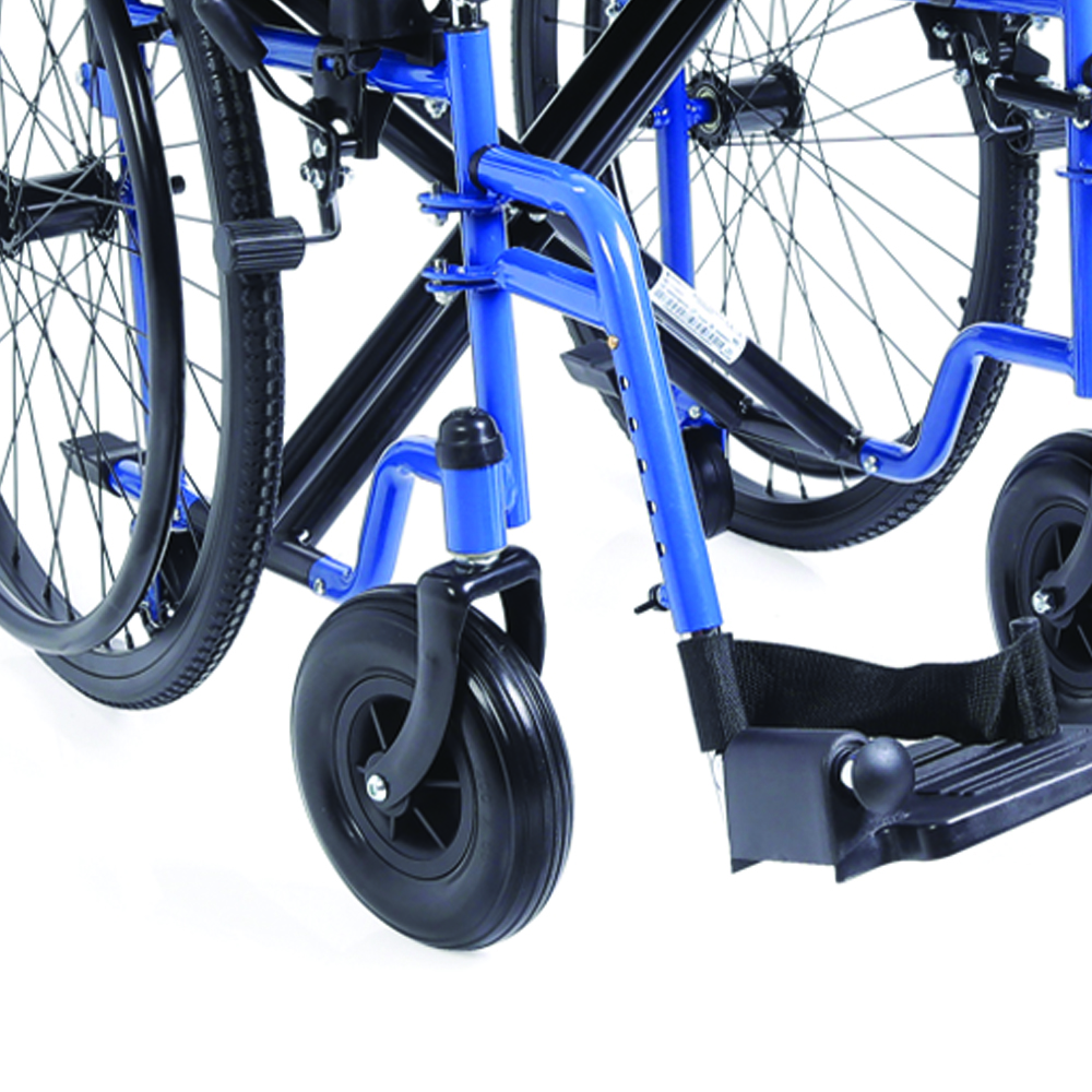 Carrozzine disabili - Ardea One Sedia A Rotelle Per Disabili Start 2 Blu Carrozzina Pieghevole Autospinta