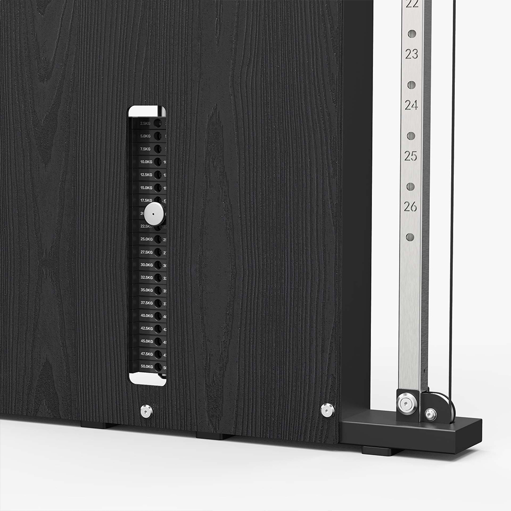 Multifunction Stations - JK Fitness Double Wall Mounted Polyercolina With 50kg Weight Pack