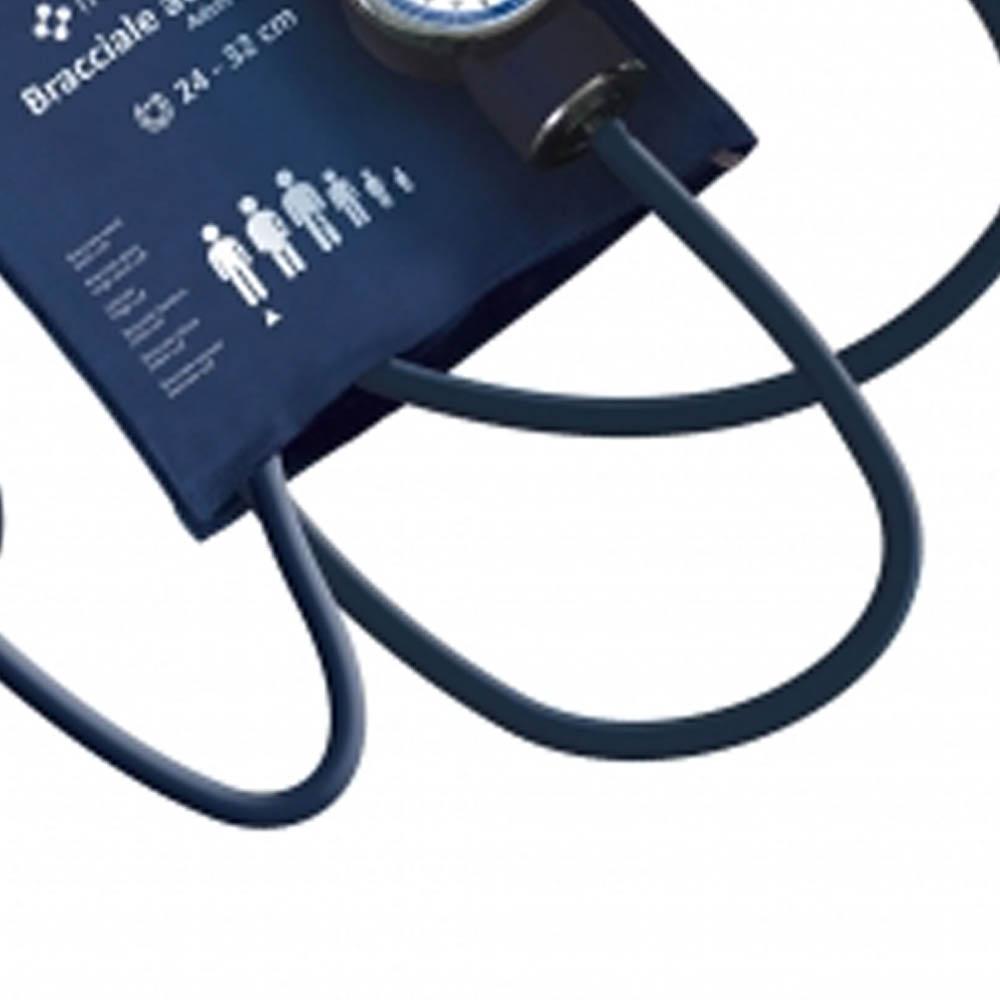 Sphygmomanometers/blood pressure monitors - Intermed Blue Aneroid Sphygmomanometer With Stethoscope