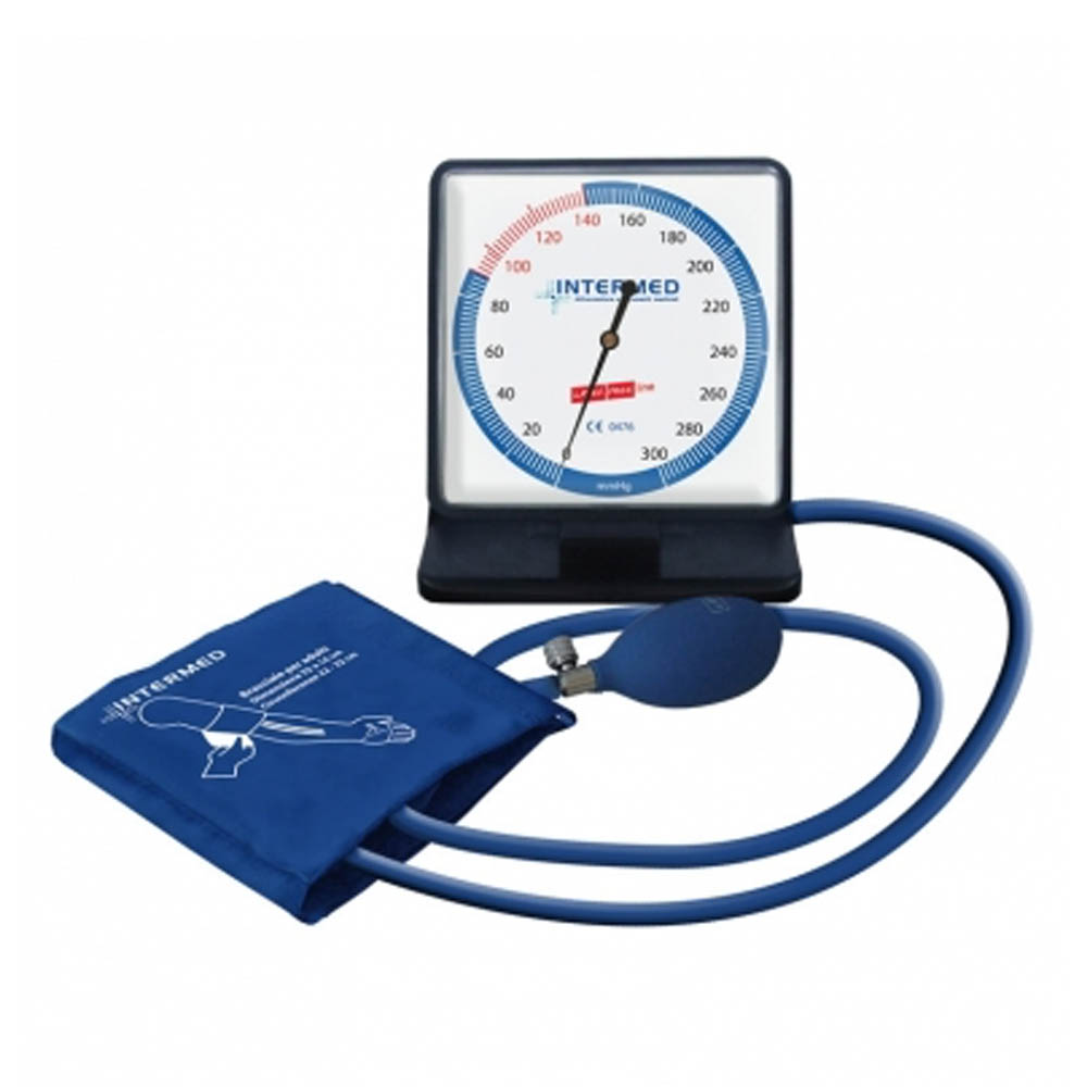 Sphygmomanometers/blood pressure monitors - Intermed Large Dial Table Aneroid Sphygmomanometer