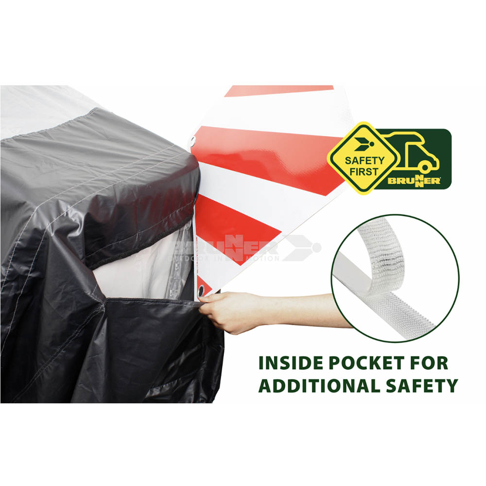 Camper and Caravan covers - Brunner Bike Cover Tower Bar 2 Bikes Tow Hook Bike Carrier