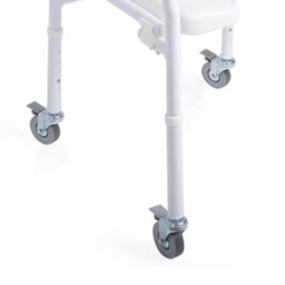 Toilet and shower chairs - Mopedia Folding Shower Chair With Wheels And Backrest