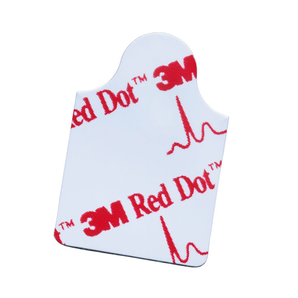 Electrocardiographs - 3M Red Dot Ecg Electrodes 2.2x3.2cm Box Of 40 Bags Of 100 Pieces