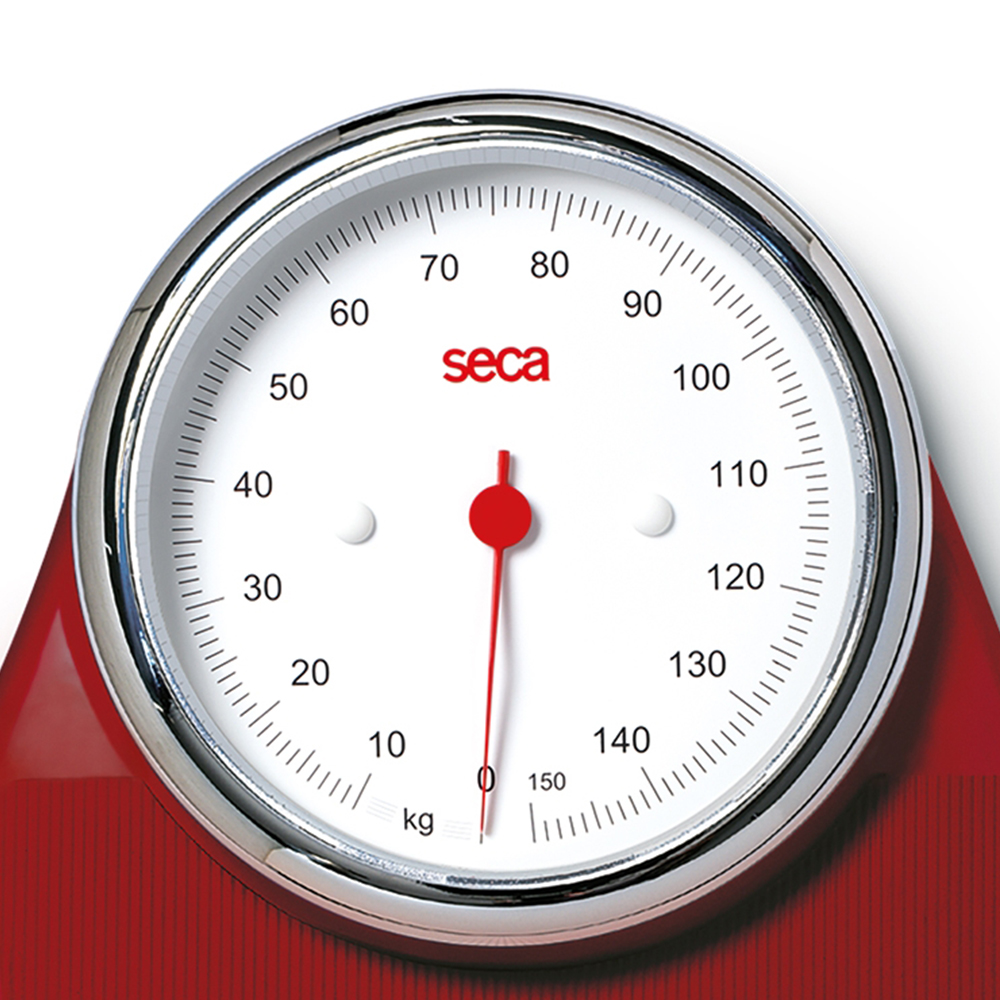 Scales - Seca 760/bo Mechanical Floor Scale With Burgundy Mat