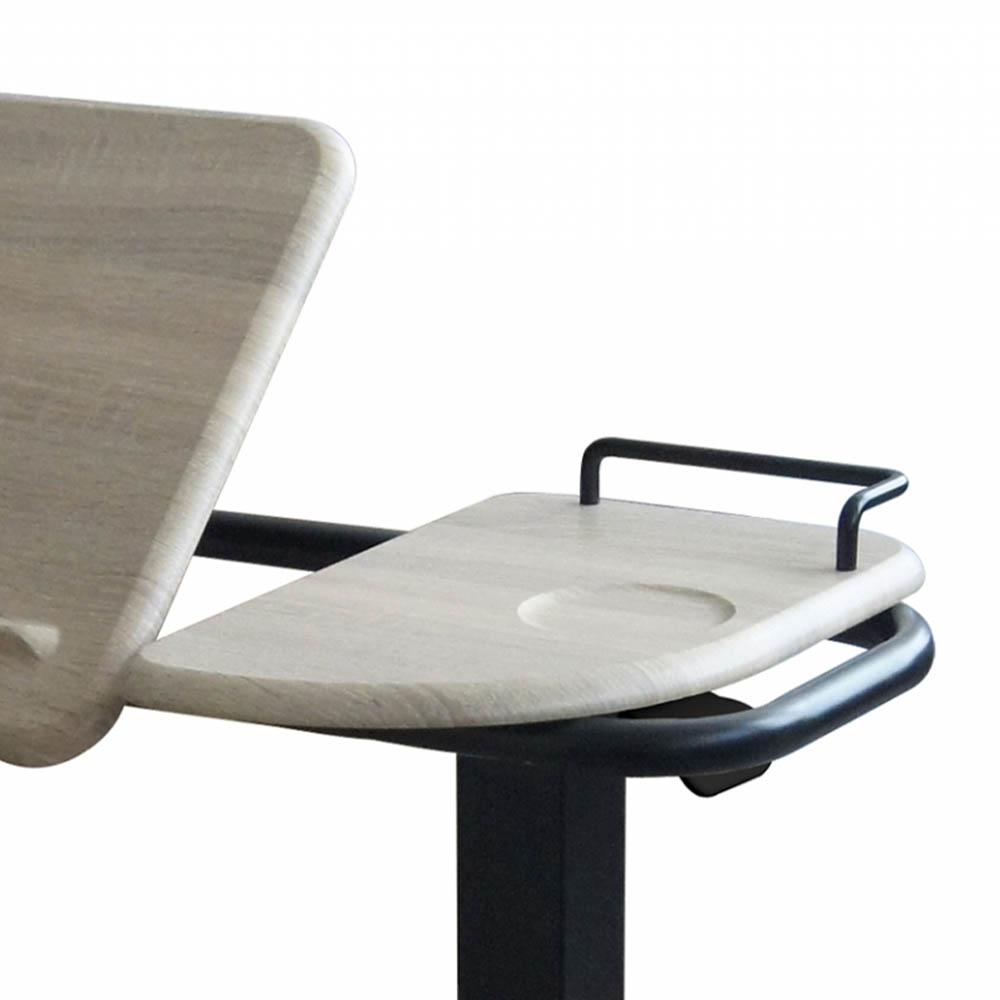 Hospital Tables - Intermed Hospital Bedside Table With Double Fixed And Tilting Top