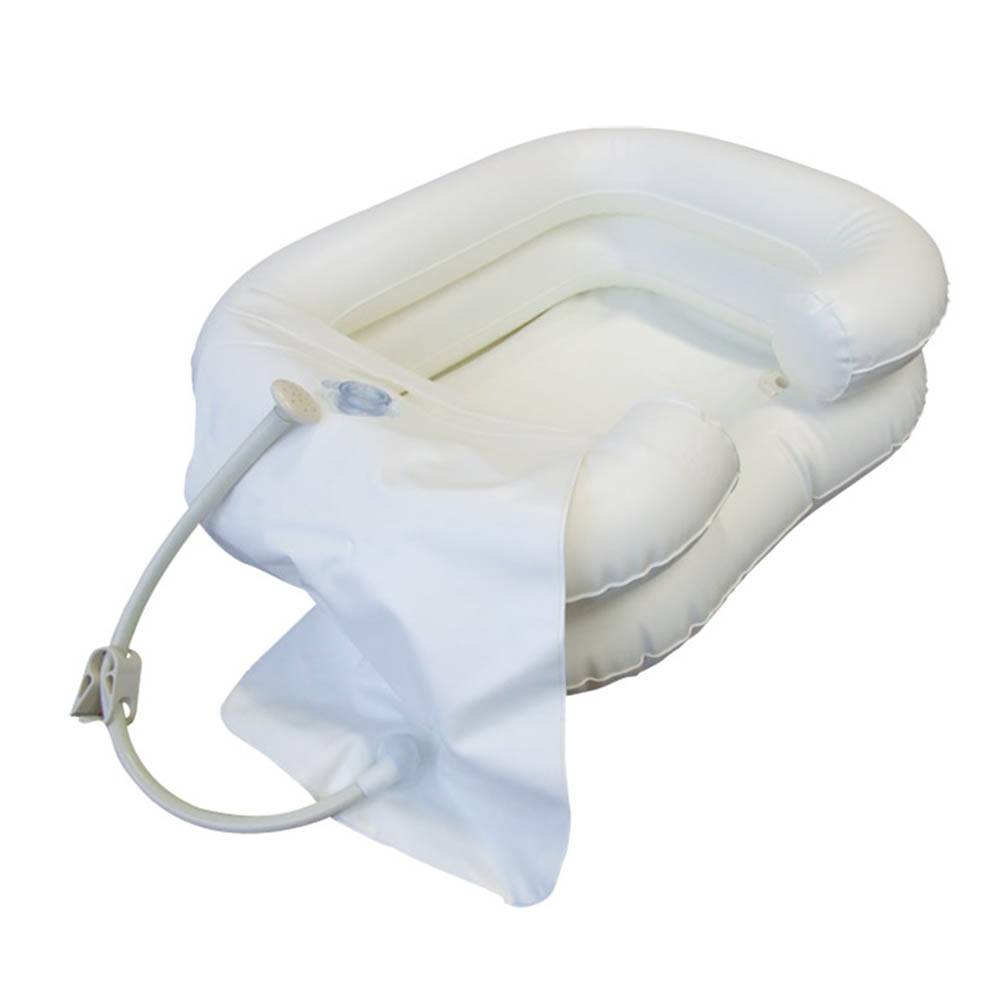 Hospitalization accessories - Intermed Hair Washing Kit With Inflatable Tub And Water Bag