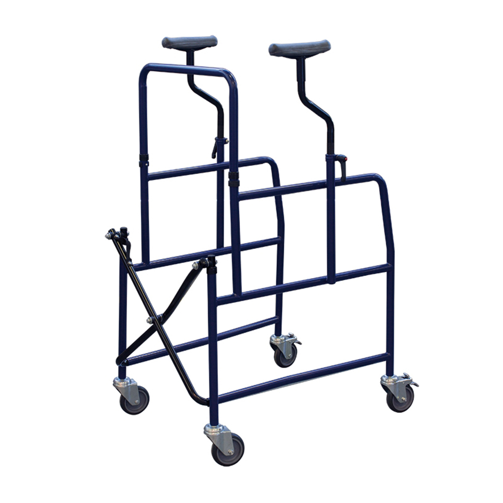 Rollator Walkers - Intermed Ad-63 Folding Rollator Walker For The Elderly With 4 Wheels