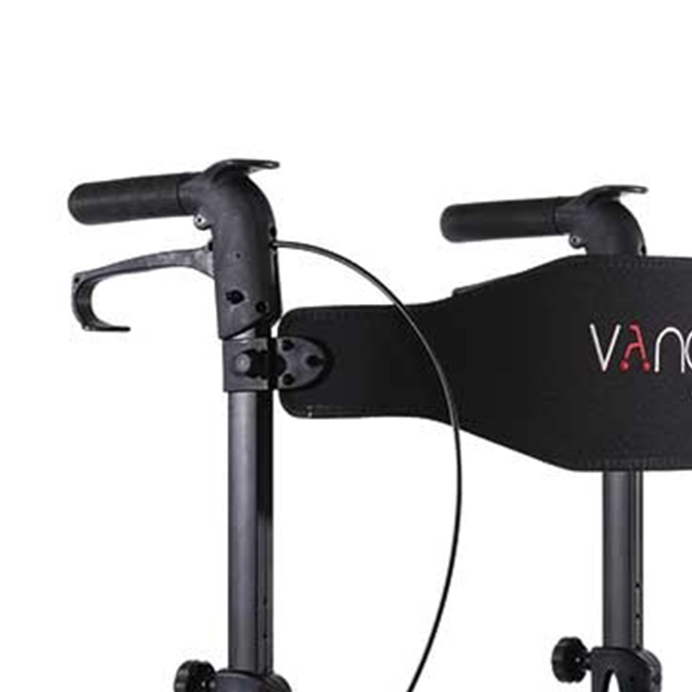 Rollator Walkers - Intermed Vancouver Folding Rollator Walker With Seat, Brakes And Basket