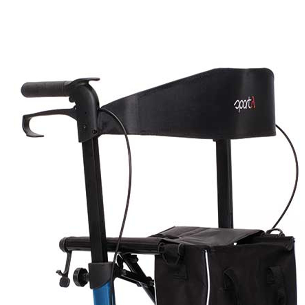 Rollator Walkers - Intermed Sparta Folding Rollator Walker With Seat, Basket And Brakes