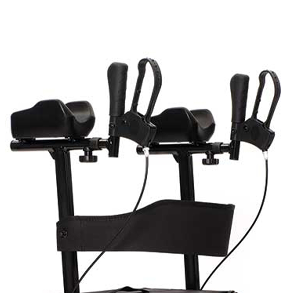 Rollator Walkers - Intermed Folding Rollator Walker With Brakes And Seat