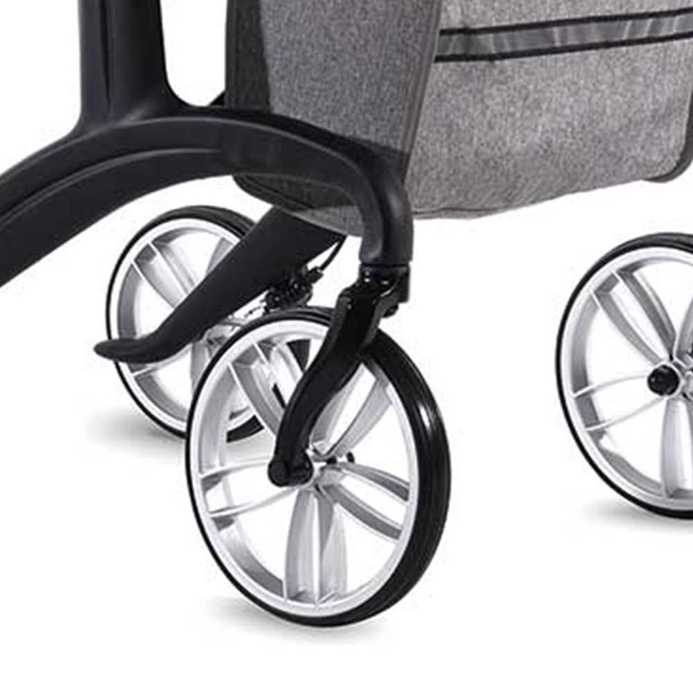 Rollator Walkers - Intermed Daytona Folding Rollator Walker Carbon Fiber Walker