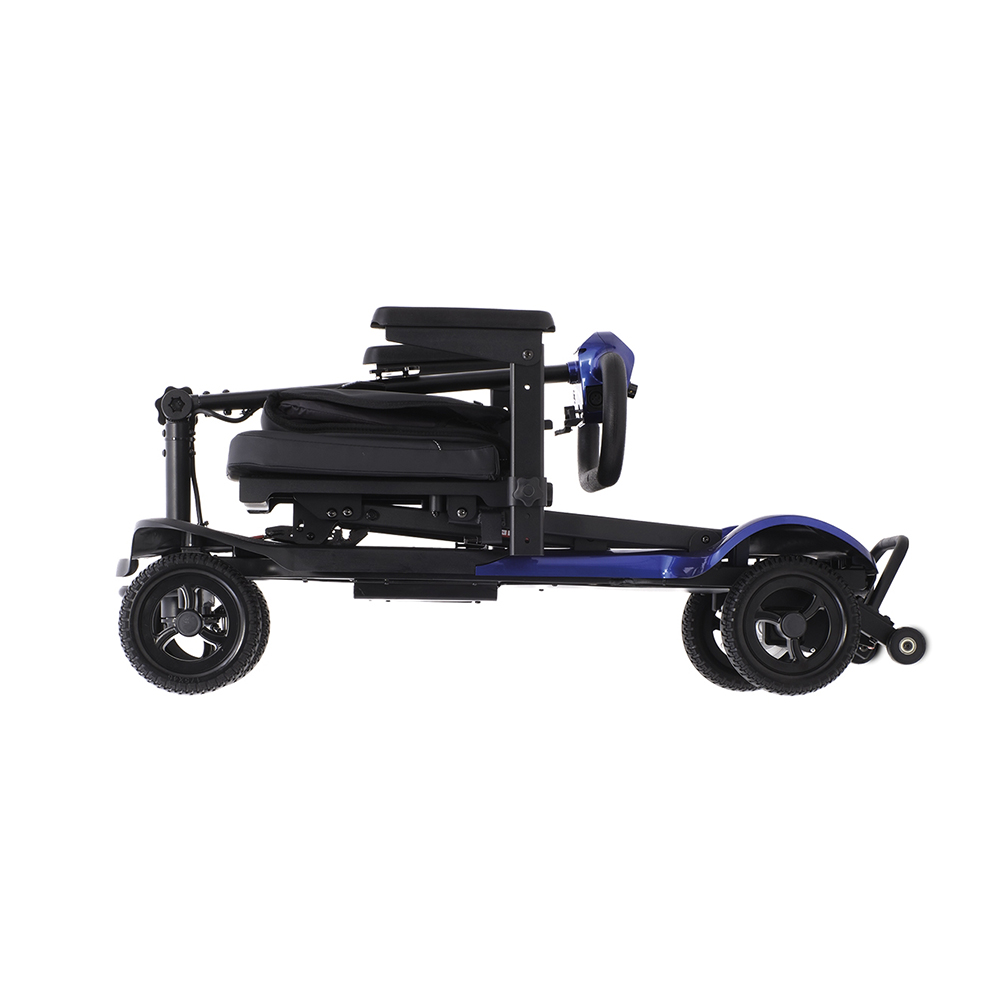 Scooters for the disabled - Intermed Ultra Blue Super Lightweight Electric 4 Wheel Scooter For The Elderly And Disabled