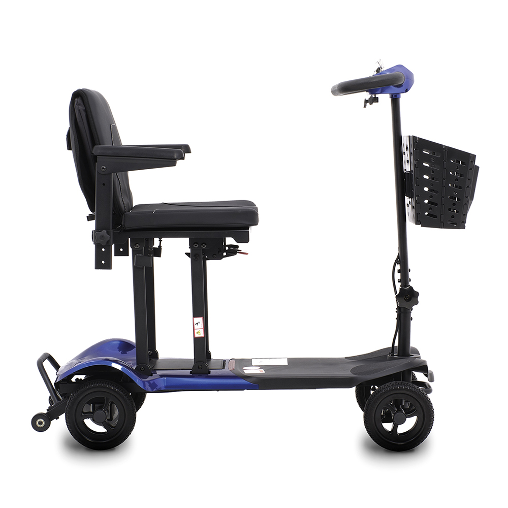 Scooters for the disabled - Intermed Ultra Blue Super Lightweight Electric 4 Wheel Scooter For The Elderly And Disabled