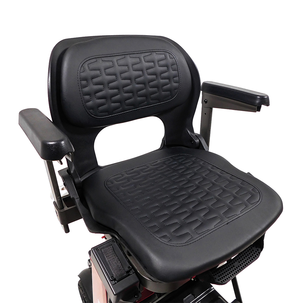 Scooters for the disabled - Intermed Smarty Folding Electric Scooter For The Elderly, 4 Wheels, Red