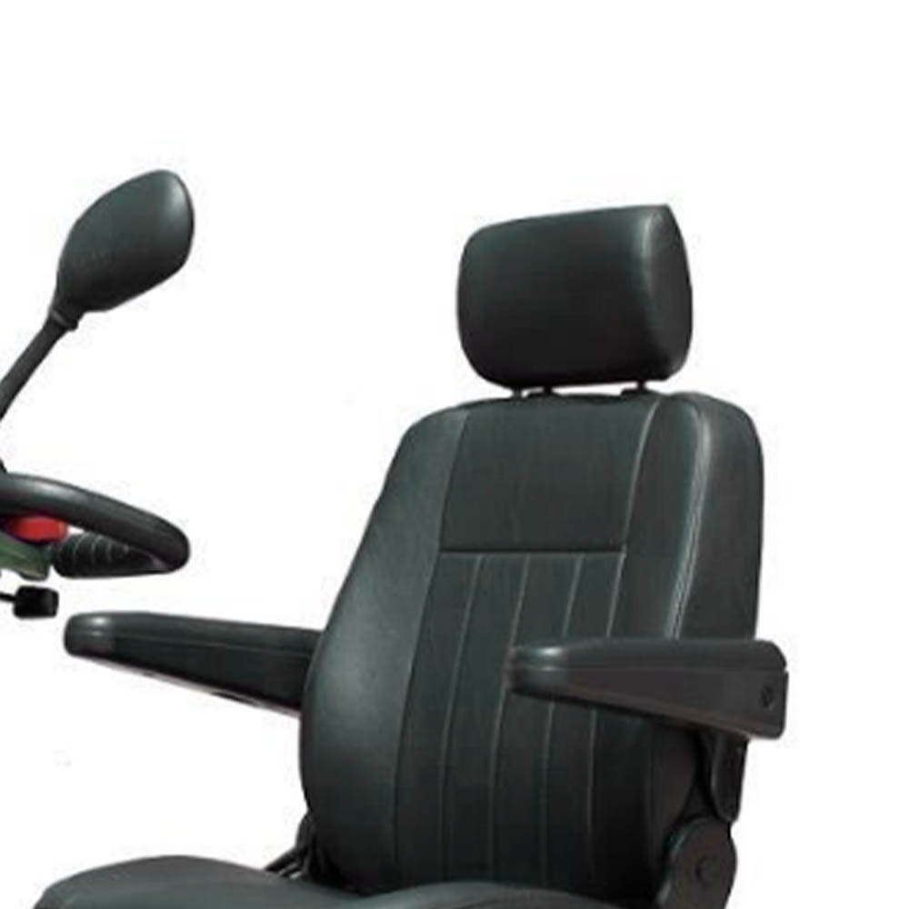 Scooters for the disabled - Intermed Ares Green 4-wheel Electric Scooter For The Disabled And Elderly With Front Basket