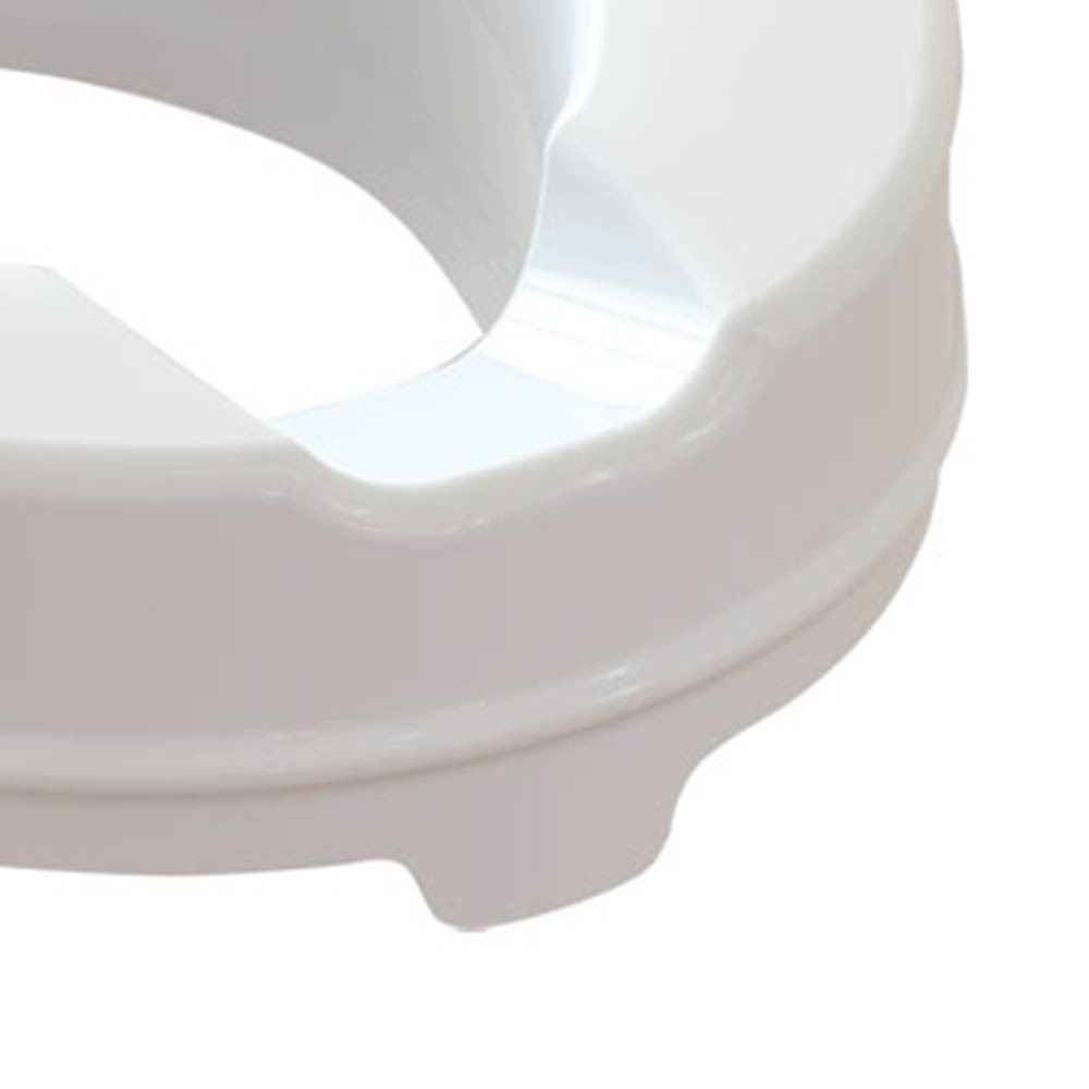 Risers for toilet bowls - Intermed Anatomical Toilet Seat Raise With Side Fixings H 6cm