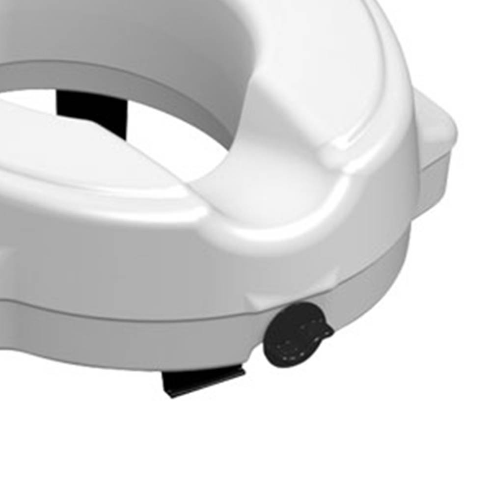 Risers for toilet bowls - Intermed Toilet Seat Lift With Central Screw And Height 12.5cm