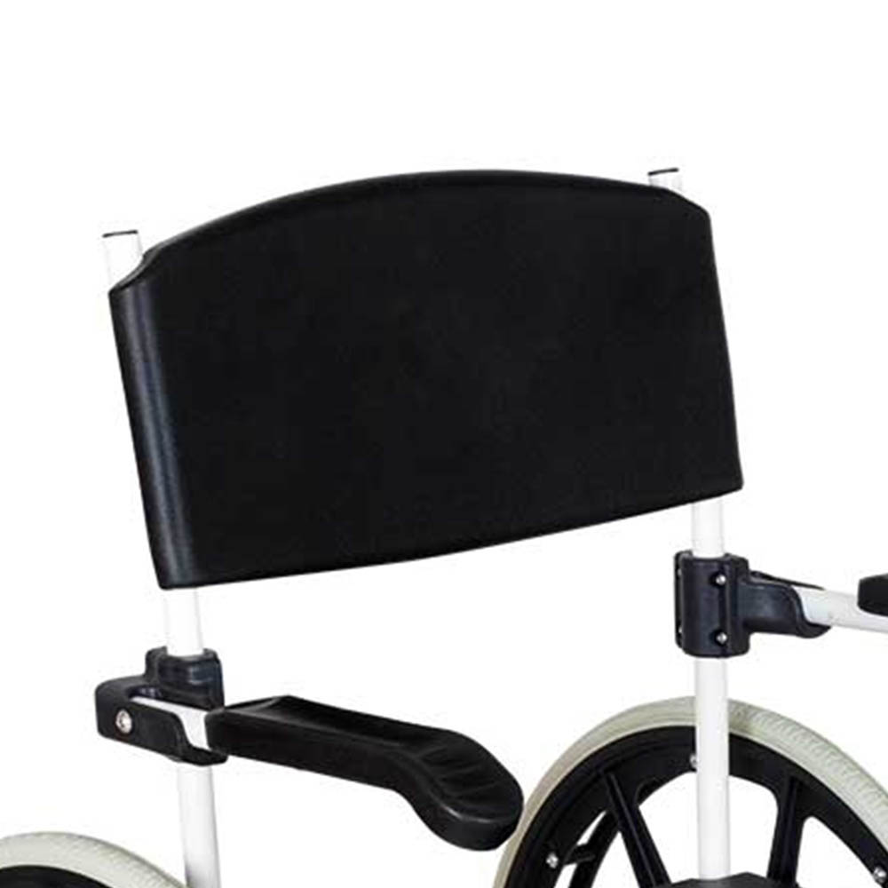 Toilet and shower chairs - Intermed Self-propelled Shower Chair With Removable Toilet In Aluminum