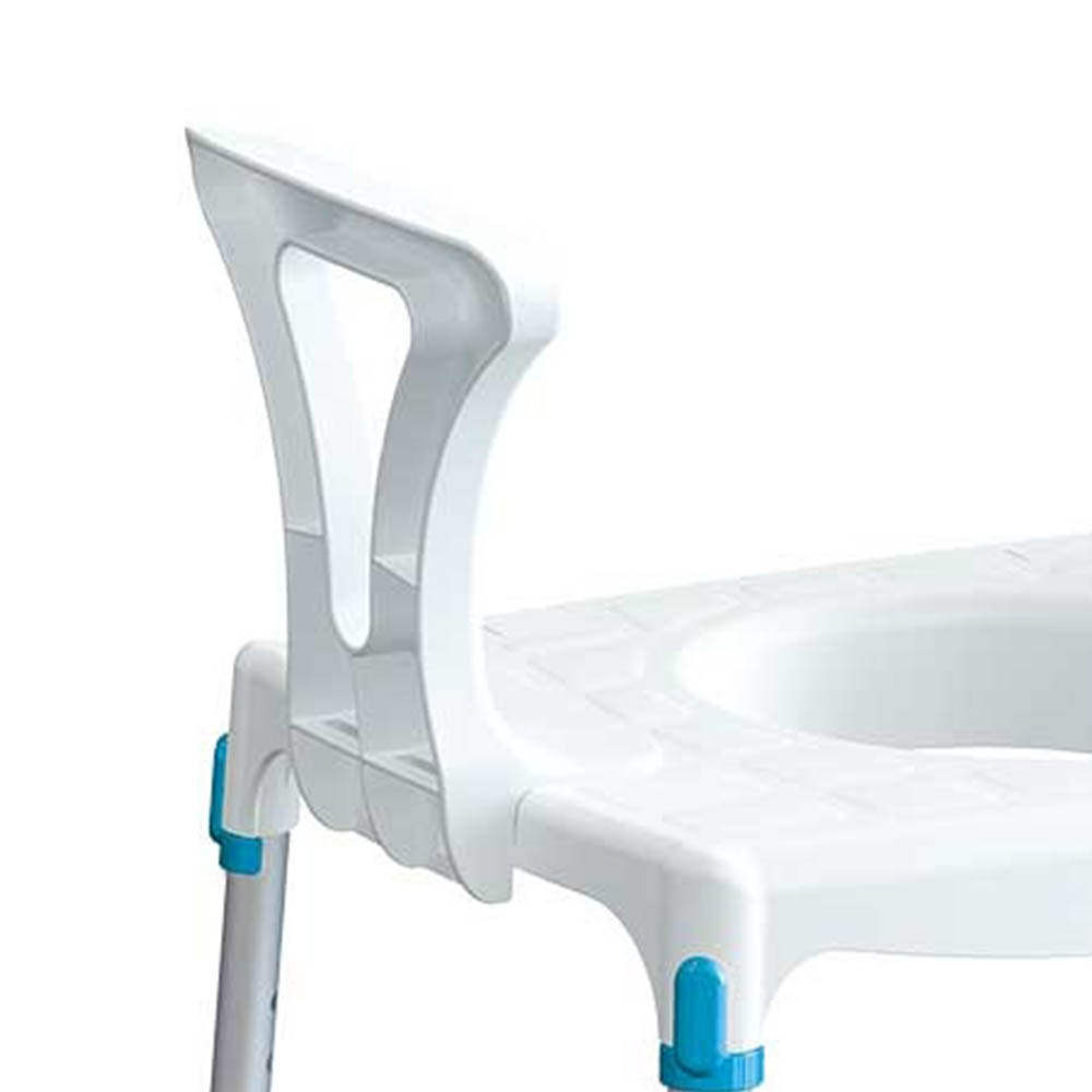 Toilet and shower chairs - Intermed Comfortable Shower And Toilet Stool With Armrests For The Disabled And Elderly