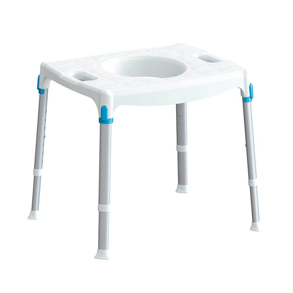 Toilet and shower chairs - Intermed Comfortable Shower And Toilet Stool With Handles For The Disabled And Elderly