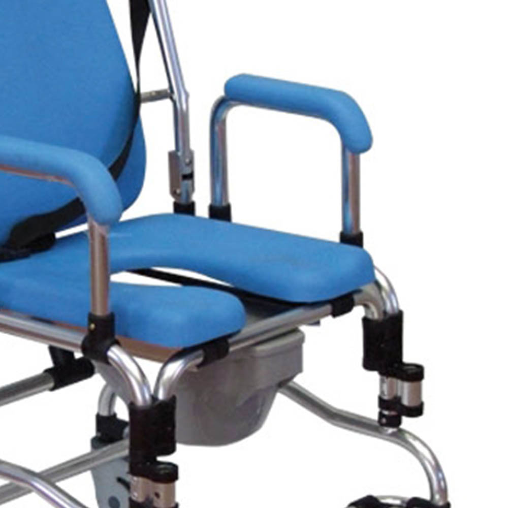 Sedie wc e doccia - Intermed Sedia Comoda Da Doccia Con Wc E Schienale Basculante E Ruote