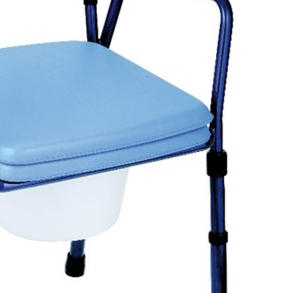 Toilet and shower chairs - Intermed Comfortable Toilet Chair With Adjustable Height And Removable Legs 