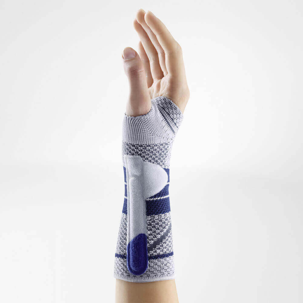 Wrist Braces - Bauerfeind Beige Manutrain Left Wrist Brace For Tendonitis