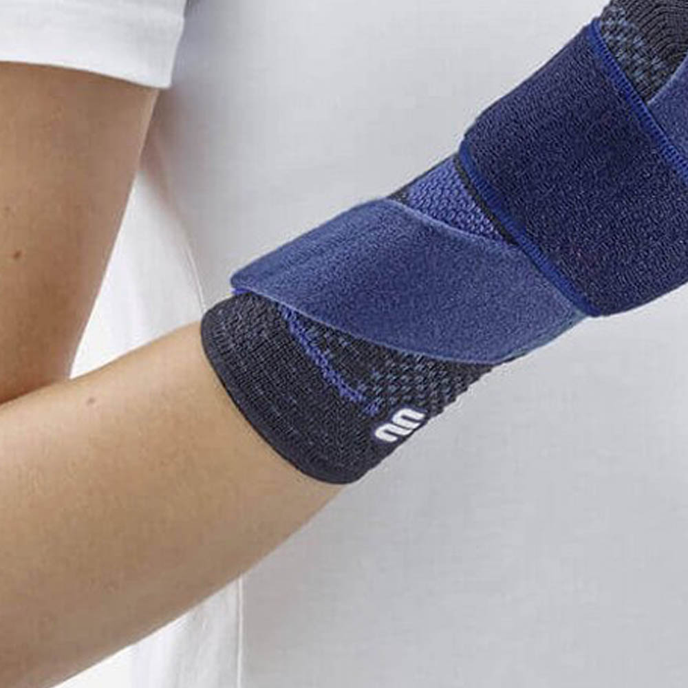 Wrist Braces - Bauerfeind Manutrain Black Left Wrist Brace For Tendonitis