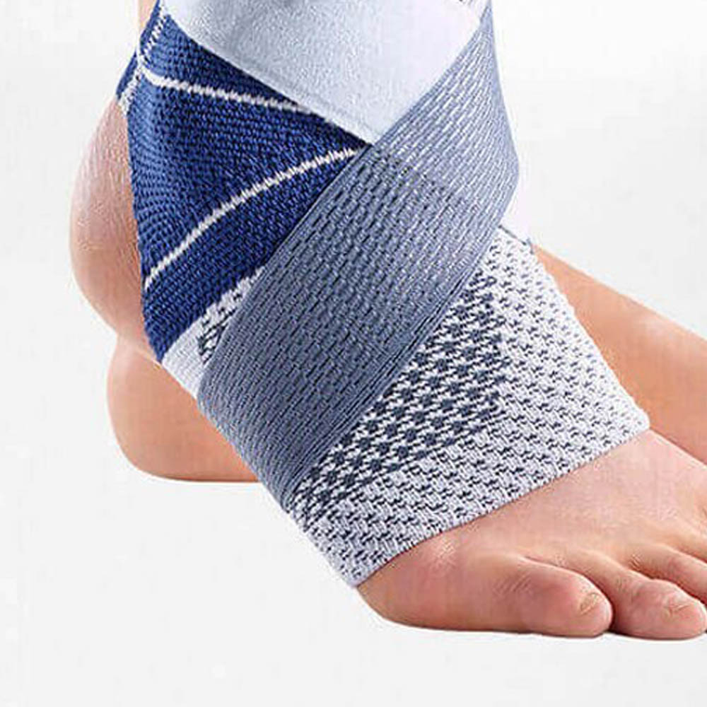 Ankle braces - Bauerfeind Malleotrain S Open Heel Left Titan Stabilizing Compression Ankle Brace