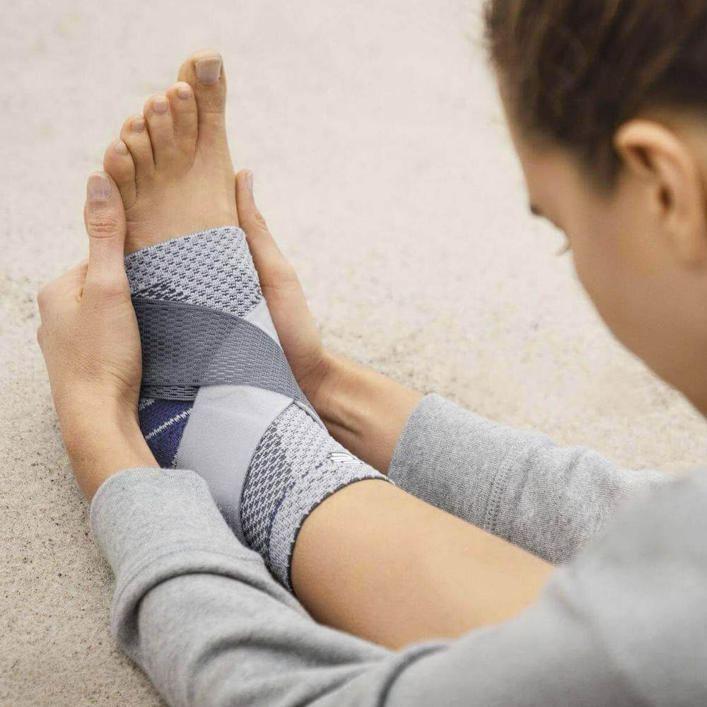 Ankle braces - Bauerfeind Malleotrain S Right Titan Stabilizing Compression Ankle Brace