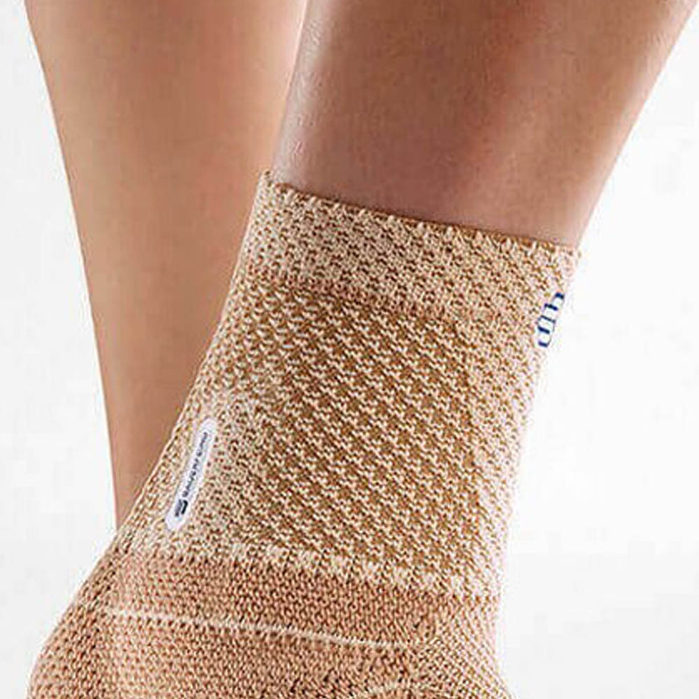 Ankle braces - Bauerfeind Malleotrain Beige Right Stabilizing Compression Ankle Brace
